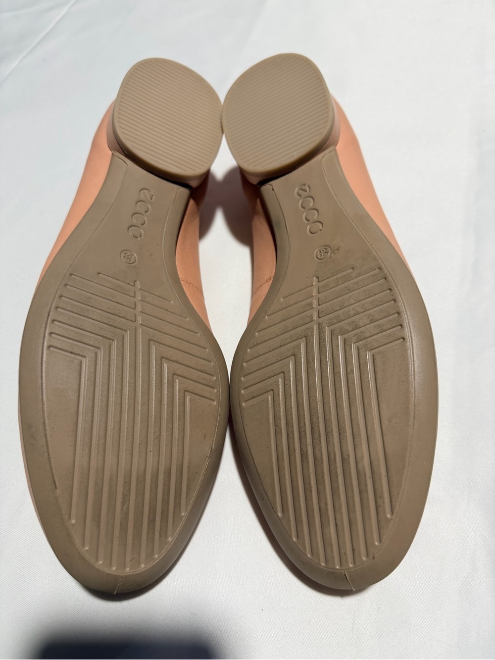 ECCO Anine Leather Ballerina - Blush Pink - Picture 8 of 9